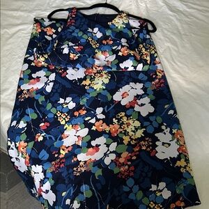 Banana Republic Floral Maxi Dress - Blue Multi